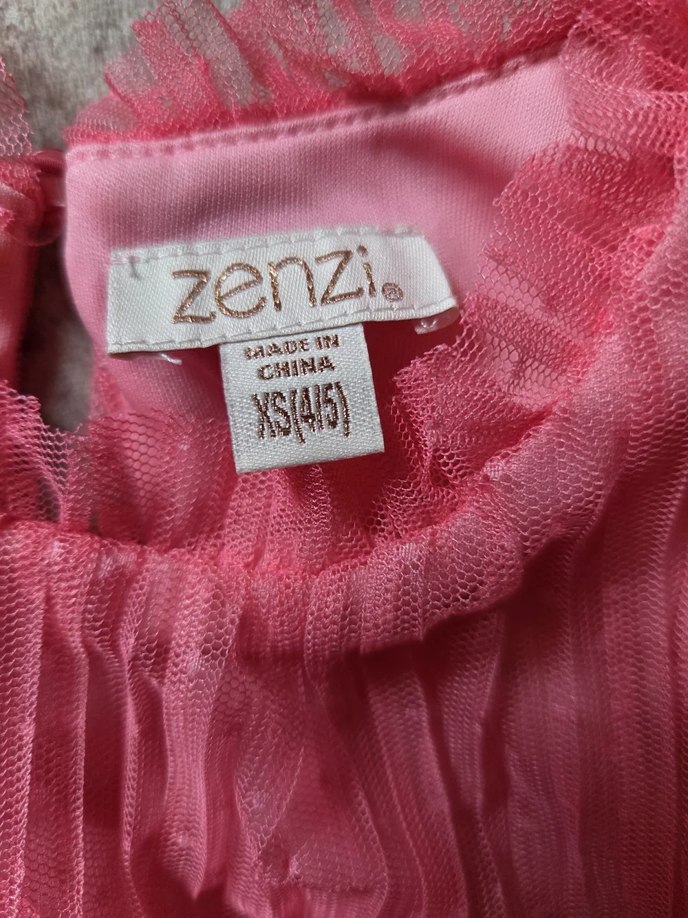 Girls Hot Pink Tiered Tulle Party Dress